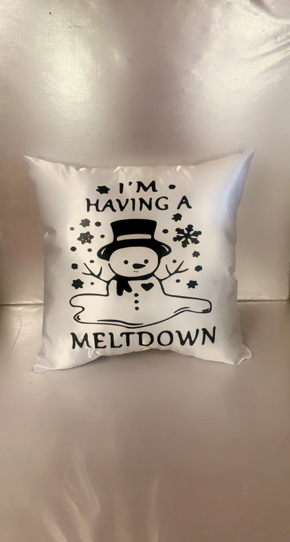 Boss Up Christmas Themed Pillow
