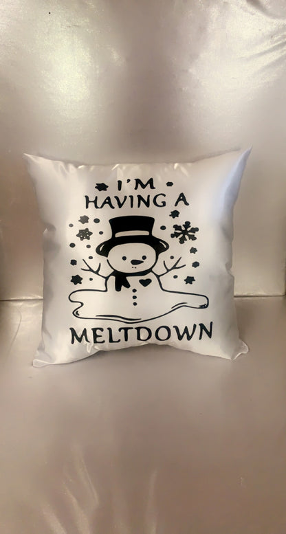 Boss Up Christmas Themed Pillow