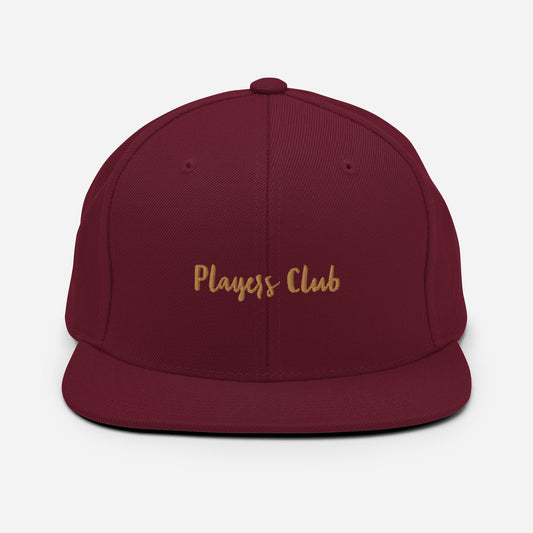 Players club-Snapback Hat
