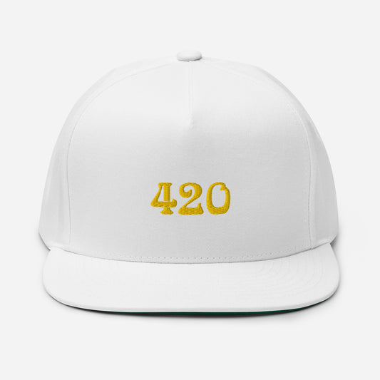 420-Flat Bill Cap