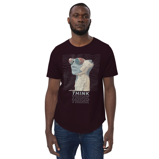 Think-Men's Curved Hem T-Shirt