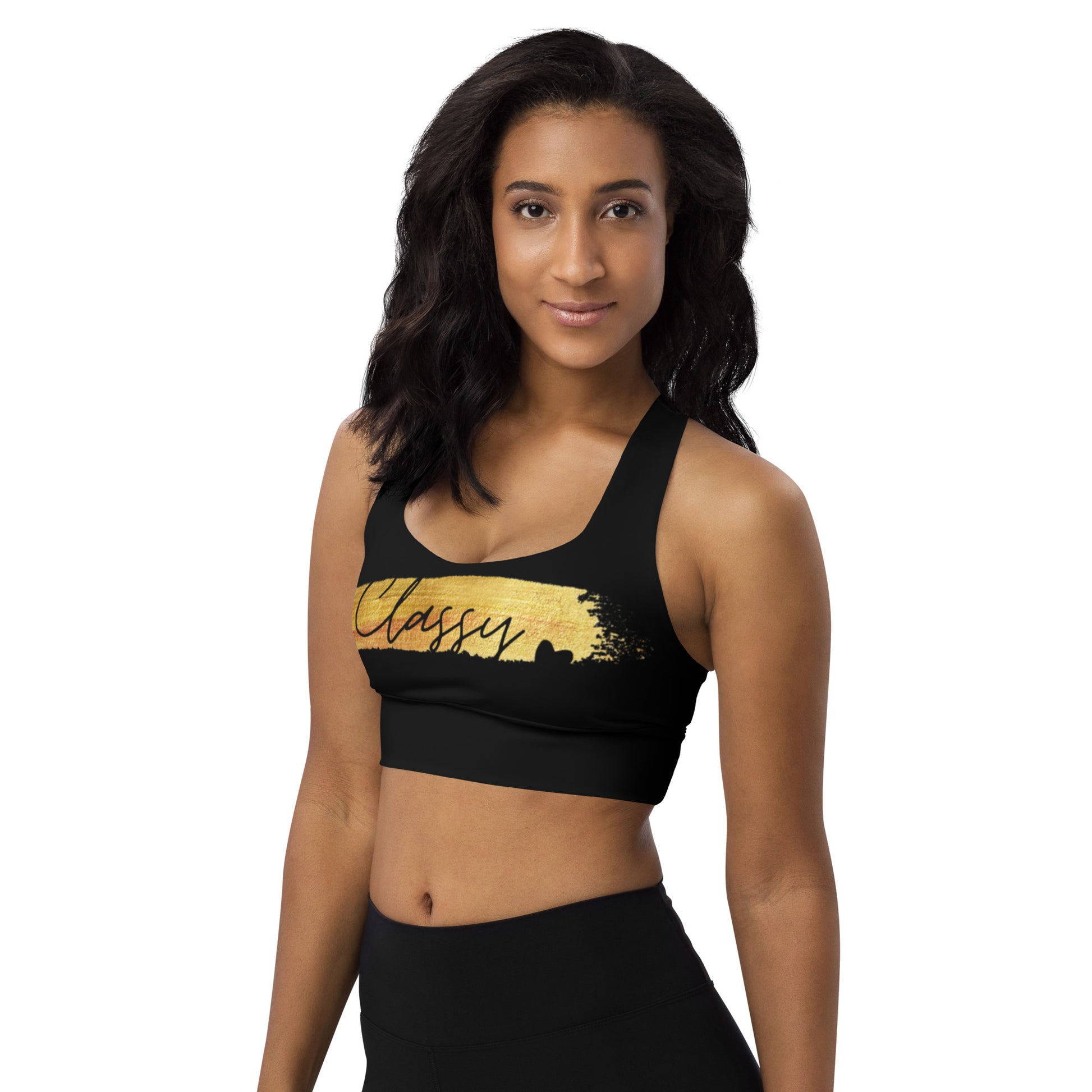 Cute-Longline sports bra – Boss Up Custom, LLC